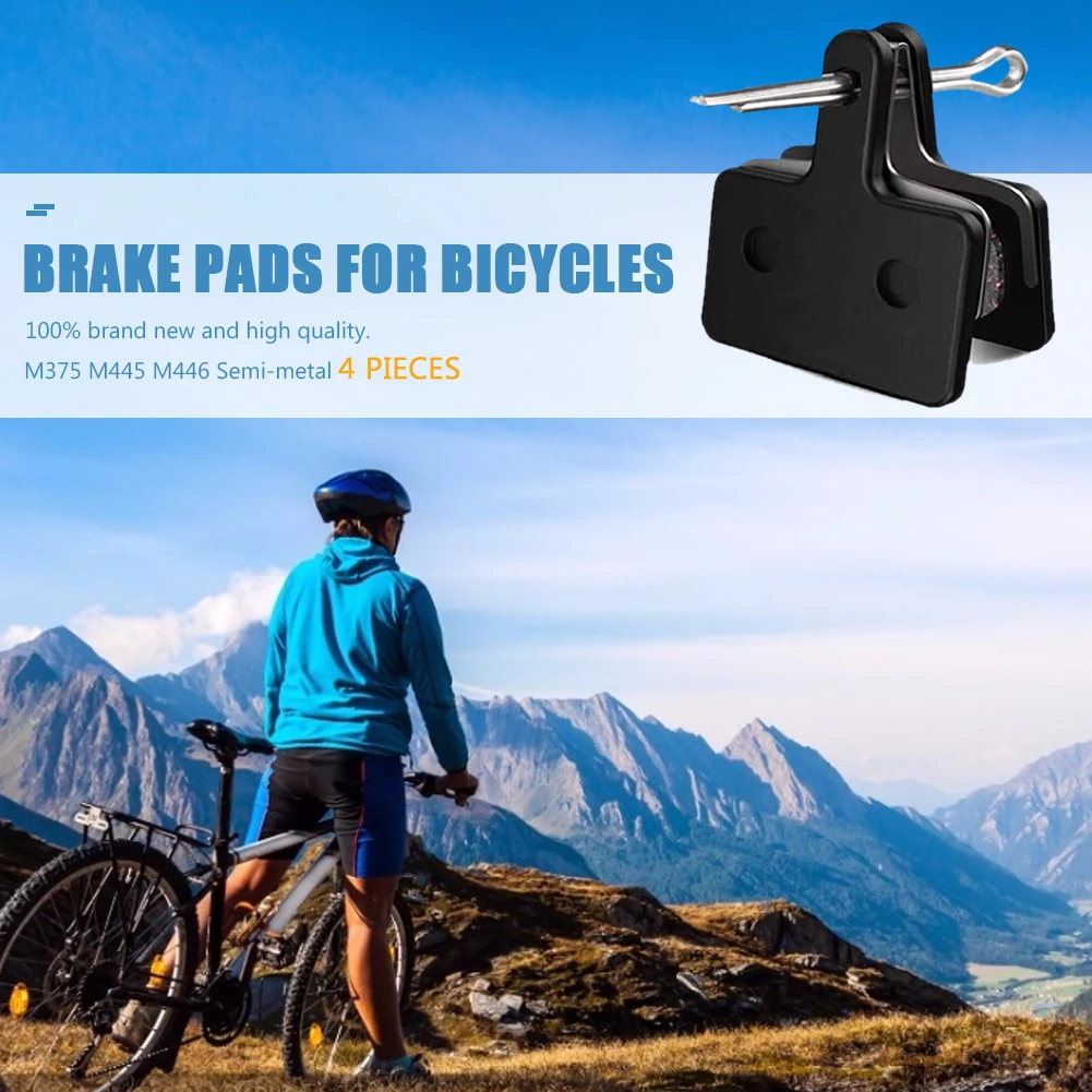 

Hydraulic Disc Brake Pads 4 Pairs Semi-Metallic Outdoor Anti-resistance Repairing Elements for Avid Elixir 1 3 5 7 R CR
