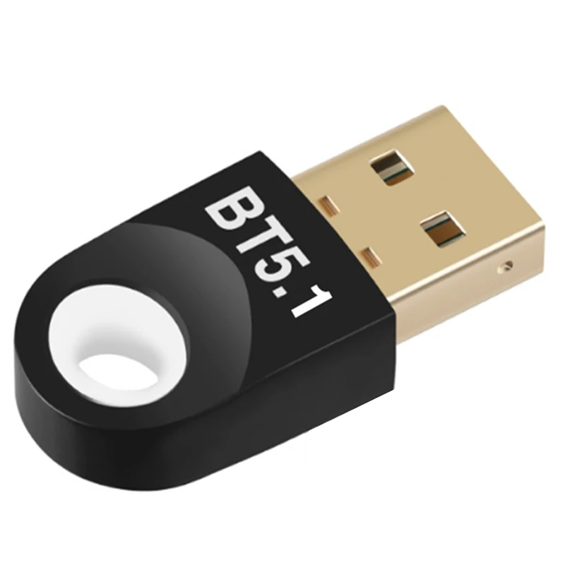 

RTL8761B USB Bluetooth 5.1 Adapter, Driver-Free Audio Receiver Transmitter, Suitable For Computer Printer Headset