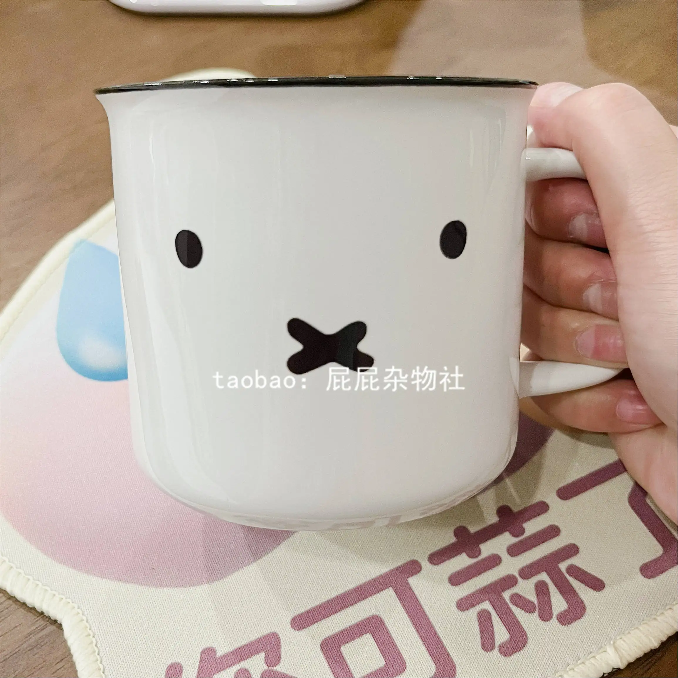 Керамическая чашка Kawaii Miffy с героями мультфильмов термостойкая для кофе молока