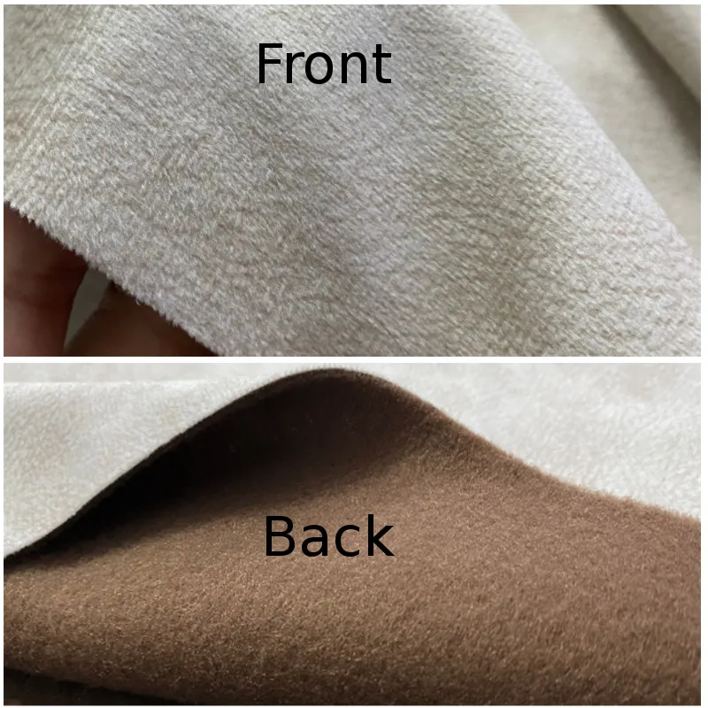 Мягкая бархатная ткань из искусственной кожи для шитья мебели и автомобильной