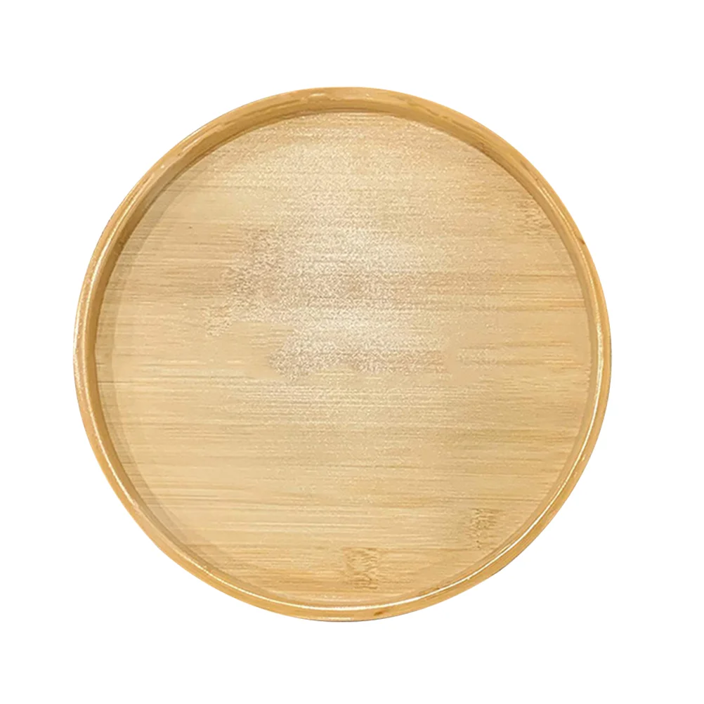 

Sofa Armrest Tray Table Round Bamboo Tray Foldable Snacks Tray for Sofa Bed Armrest Tray