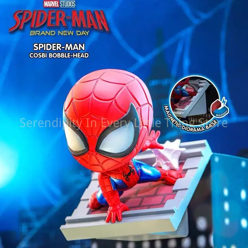 Коллекционная серия Hot Toys Original Spider-Man Brand New Day Cosbi Bobble-Head: Слепая коробка, аниме-мерч, коллекционные игрушки, подарки (art.: 3920dc13957a1) - 3920dc13957a1