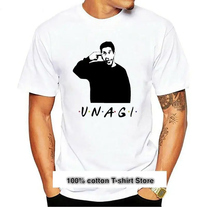 

Camiseta de la Series de Tv Friends Ross Unagi para hombre, camisa унисекс, 100% хлопок, подарок