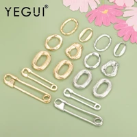 yegui m1127jewelry accessoriesconnector hooks18k gold platedcopper metalrhodium platedhand madejewelry making10pcslot