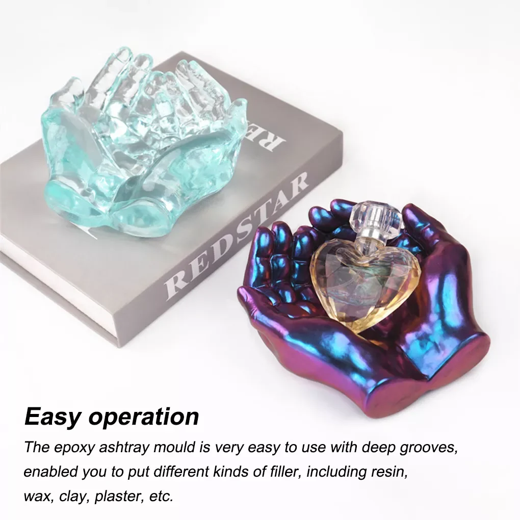 Силиконовая ручная работа, зеркальная смола, эпоксидное литье, многоразовая термостойкая форма, искусство, праздничное украшение ручной ра...