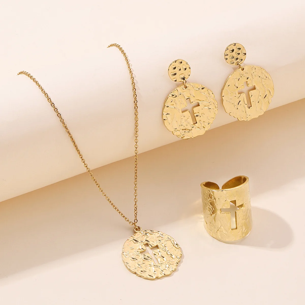 Лидер продаж позолоченное 18-каратное ожерелье в богемном стиле с крестом