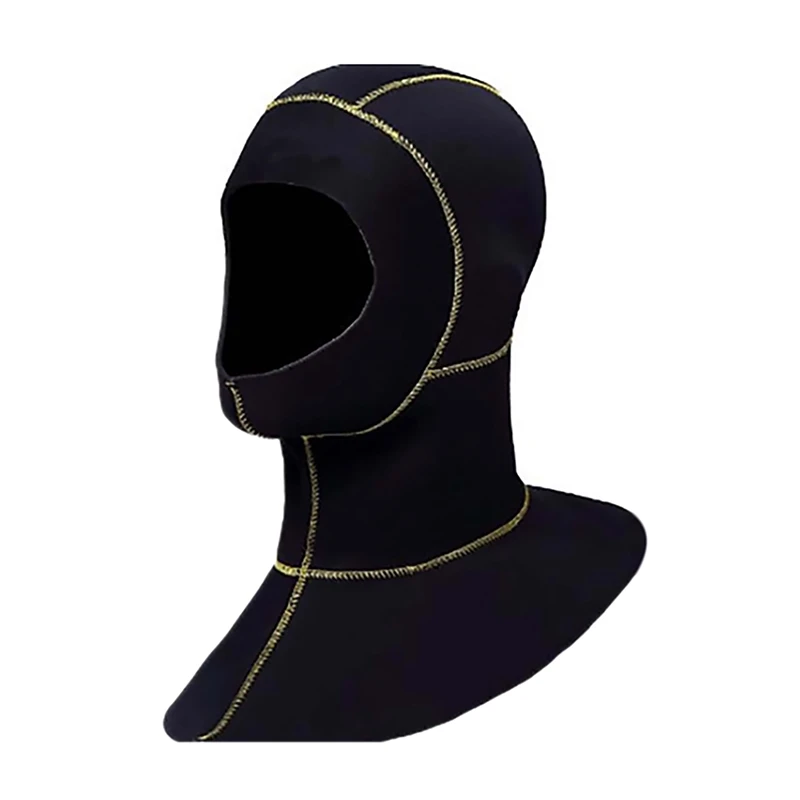 

3Mm Neoprene Scuba Diving Hood With Shoulder Snorkeling Hat Cap Winter Swim Warm Wetsuit