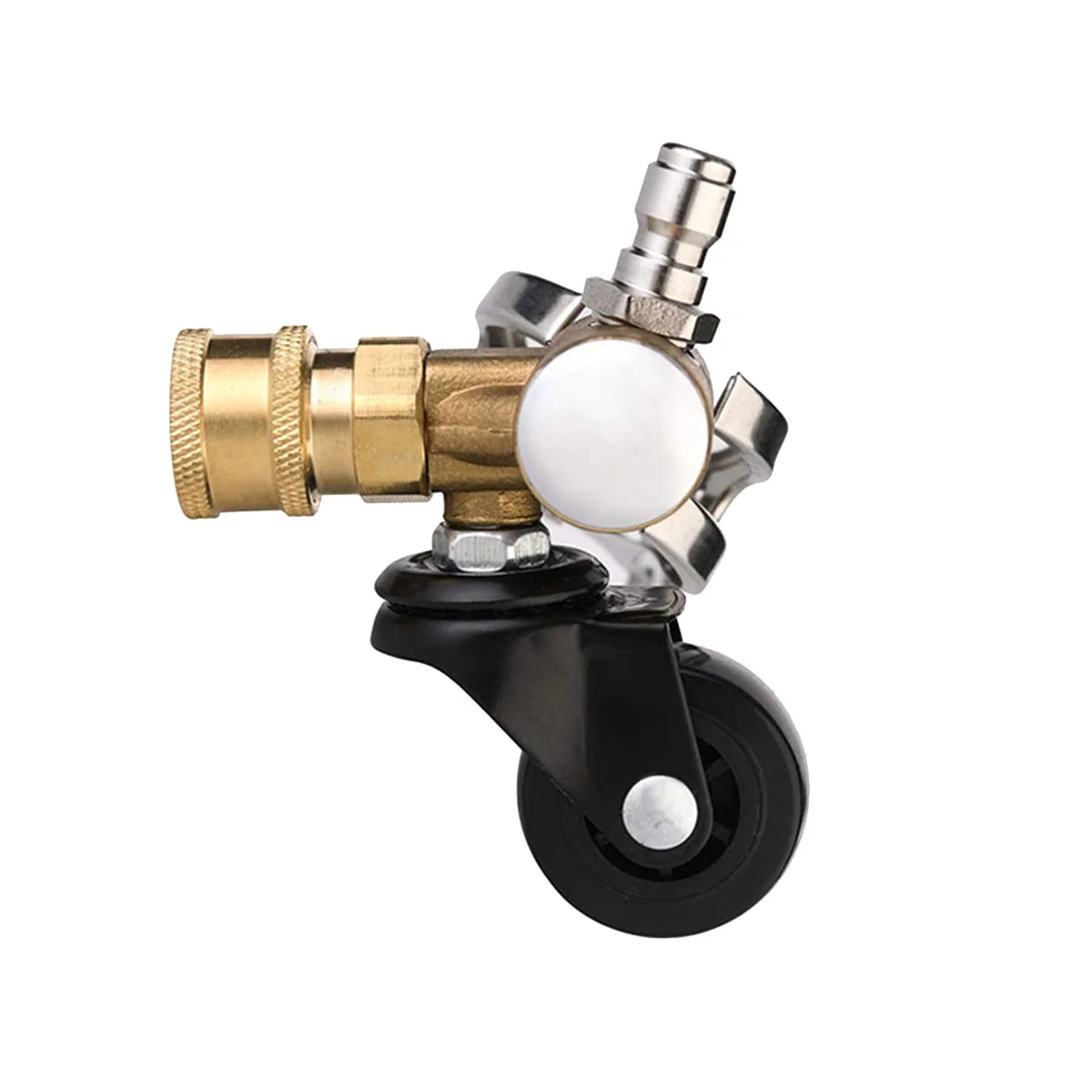 

Вращающееся колесо для мойки высокого давления, Поворотное Колесо для очистки шасси, для снежной пены, струи воды высокого давления