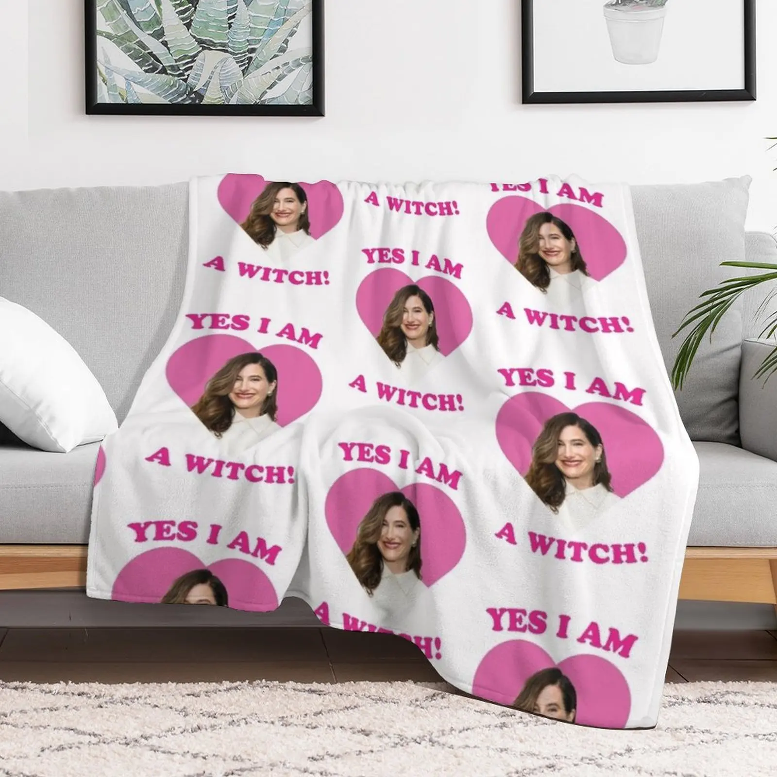 Plush плед Yes I Am A Witch Kathryn