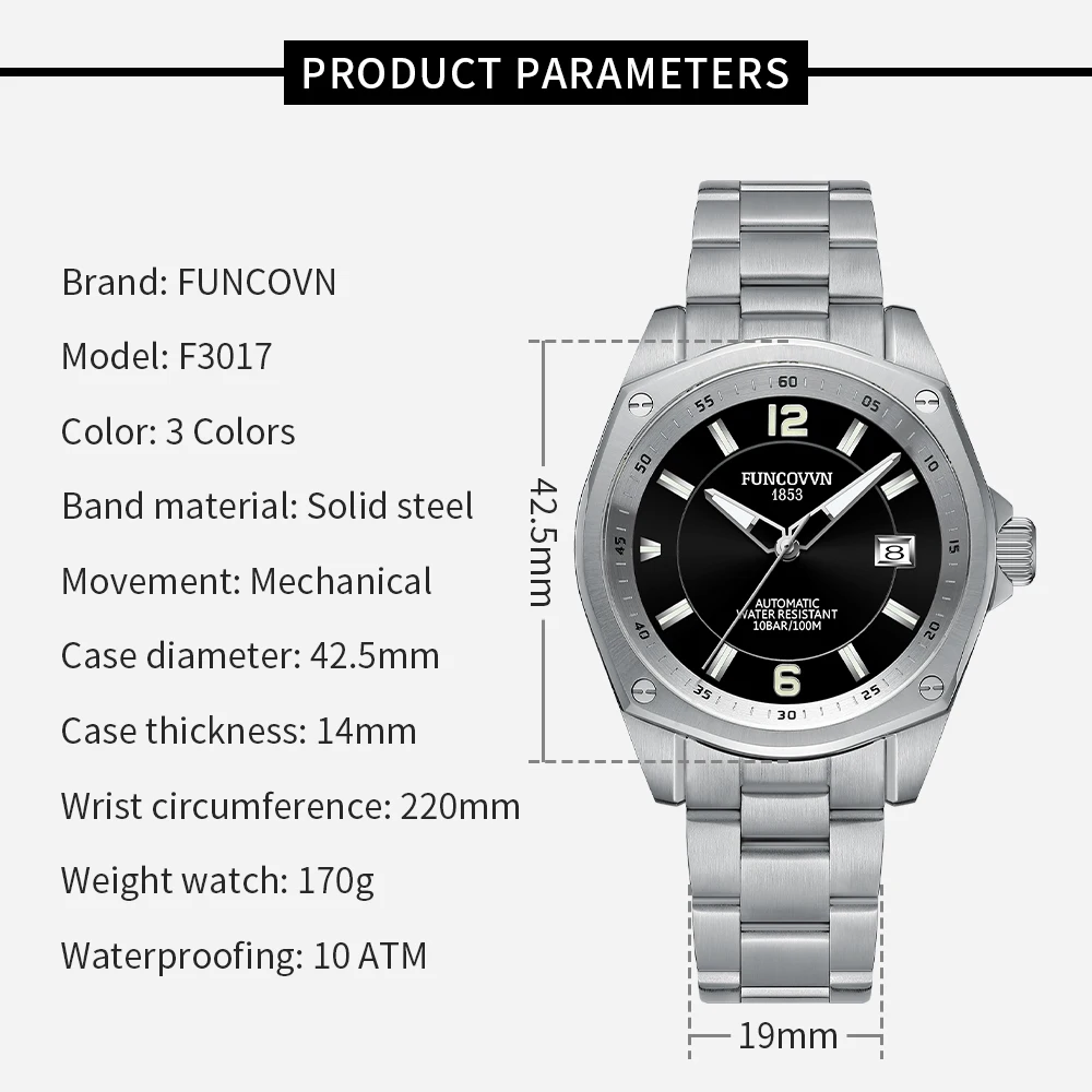 Рисунок 3 - Мужские автоматические часы FUNCOVVN
