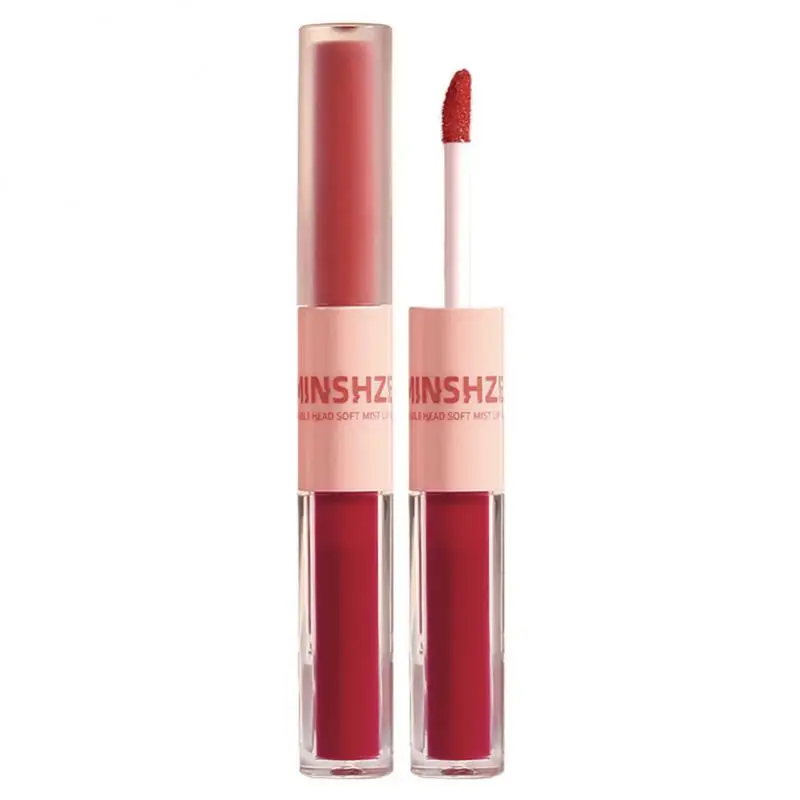 

Double-Headed Velvet Lipstick Moisturizing Not Easy Fade Matte Lipstick Long-Lasting Coloring Lips Stick Gloss Women Cosmetics