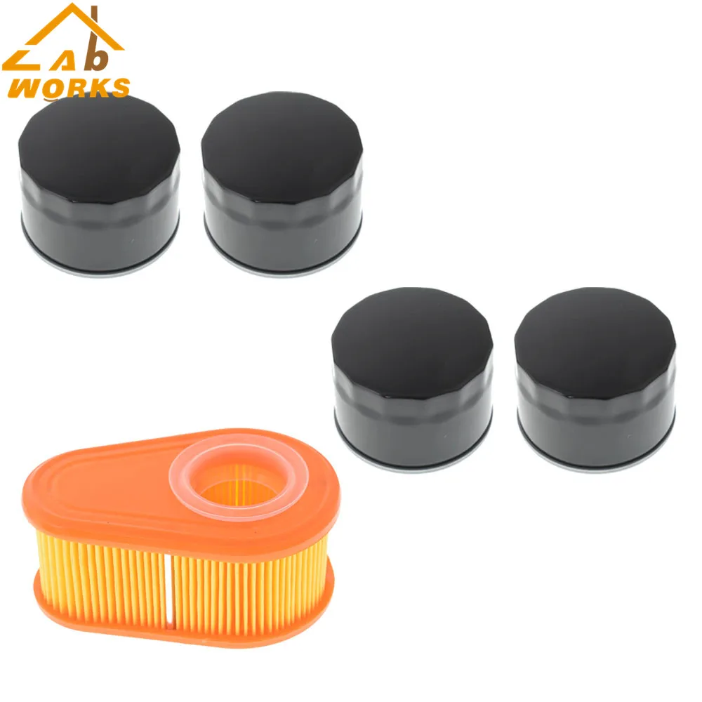

4PK Oil Filter For B&S Replaces 492932 4154 492056 696854 795890 492932S 695396