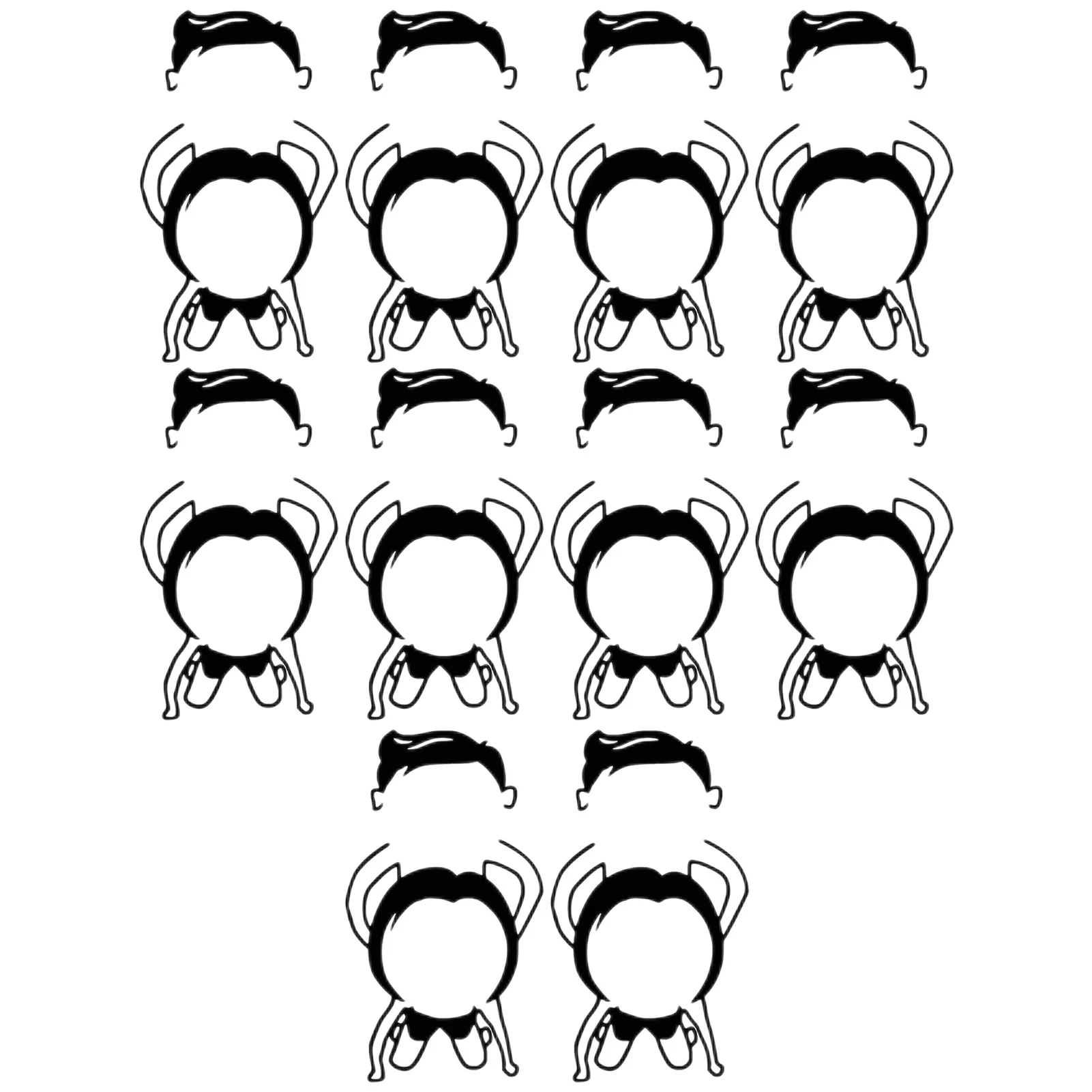 

5 шт./10 шт., наклейки на розетку