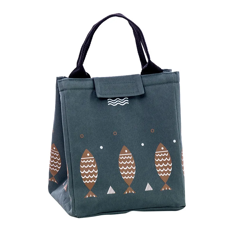 

Модная Термосумка для завтрака с милым терморисунком, многоцветная коробка для завтрака, сумки для женщин, Портативная сумка для пикника, т...