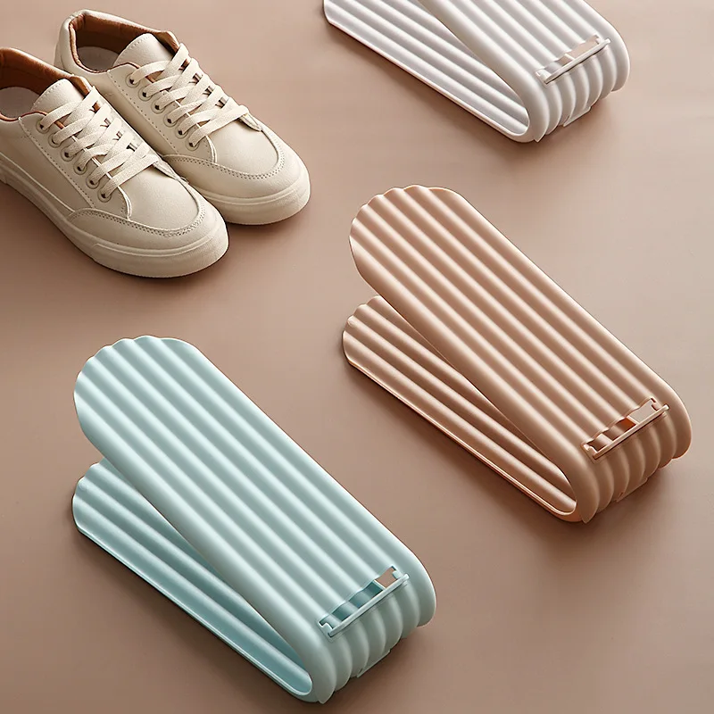 

Стеллаж хранение обуви двухслойный поднос для обуви, поднос для спальни с регулировкой второго режима, шкафчик для обуви для домашнего обще...