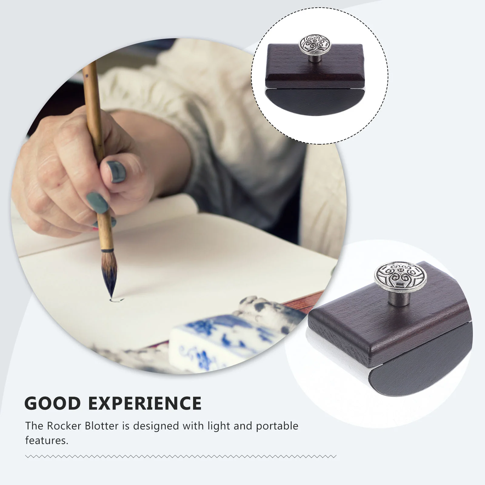 Ручки-рокер поглотитель чернил креативный штамп промокашка для письма черные