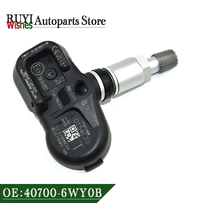 Система контроля давления в шинах с датчиком TPMS 40700-6WY0B