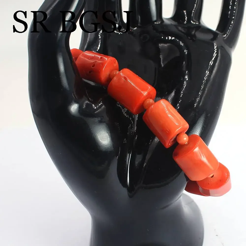 10-14 мм 4 рождественский подарок Оранжевая женская свадебная бижутерия эластичная