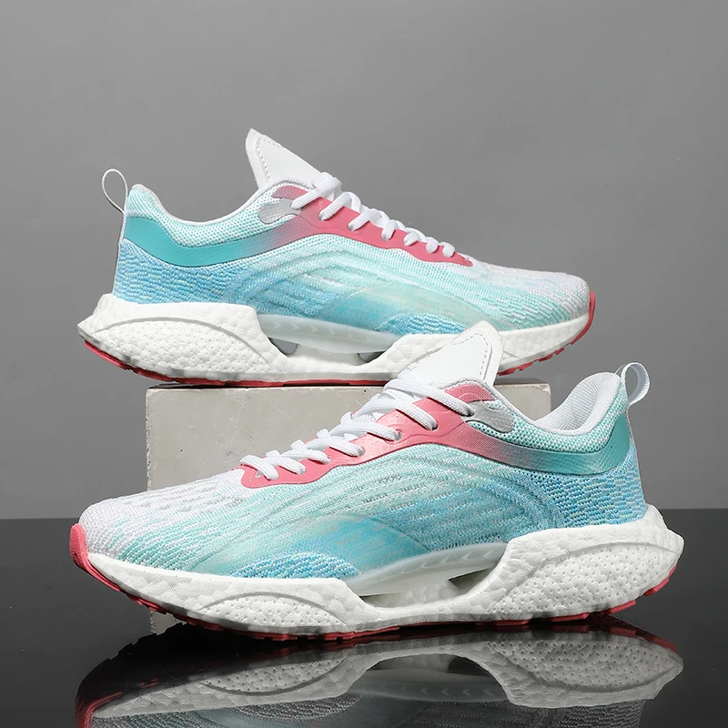 

Light Running Shoes Men Unisex Mesh Sneakers for Women Comfort Cushioning Athletic Sports Shoes Breathable Walking Jogging Shoes