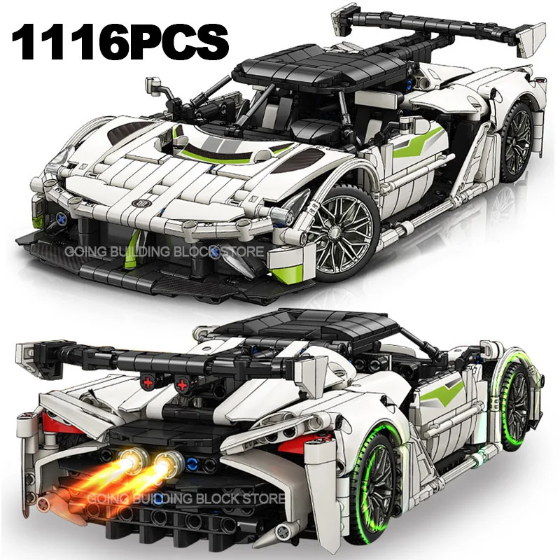 1116 шт. технические строительные блоки koenigseзурованной супер гоночной машины, модель Hypercar, сборные блоки для автомобилей, игрушки для подарок для взрослых и детей