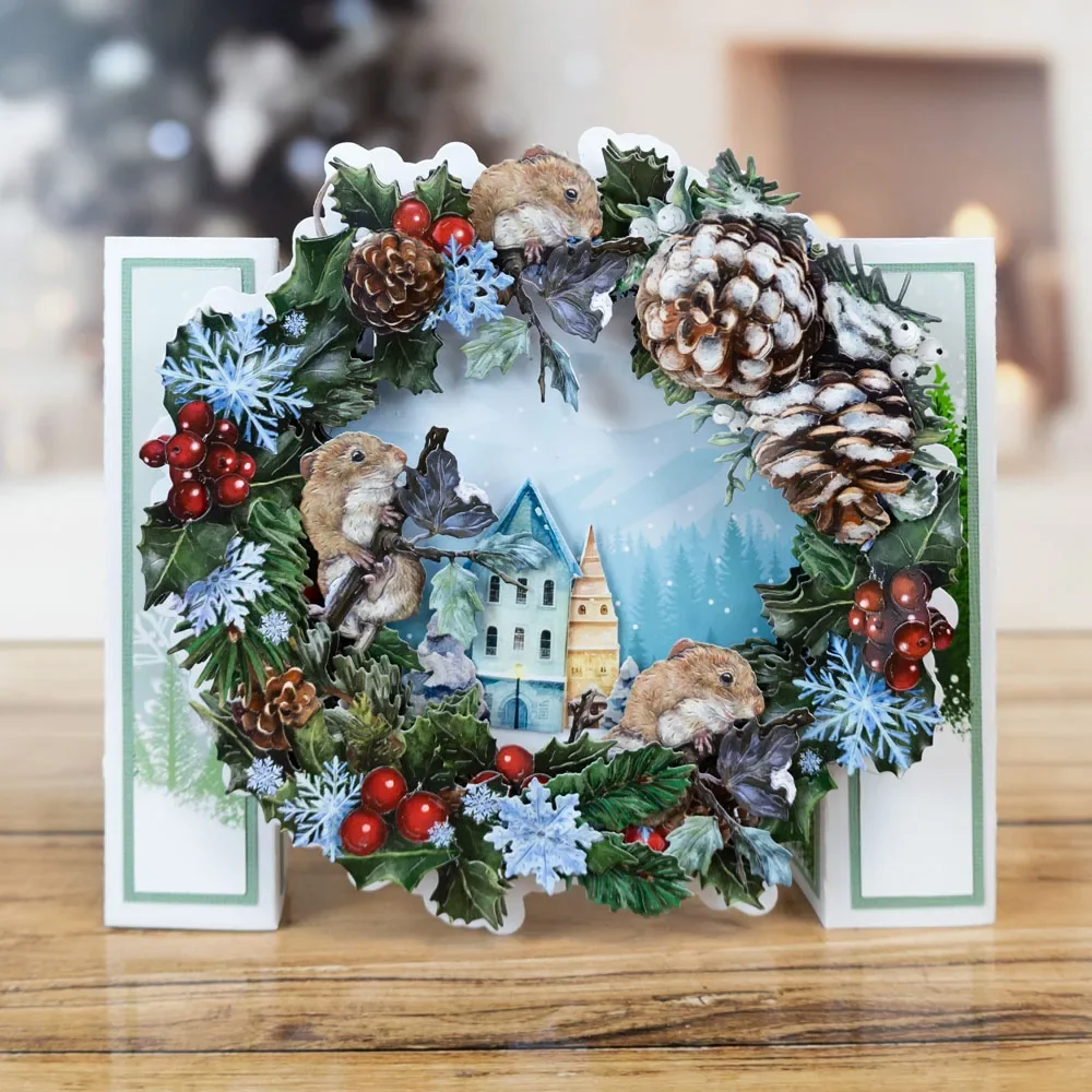 Новинка 2024 Рождественский спрей для сбора полумесяца набор высечки сделай сам