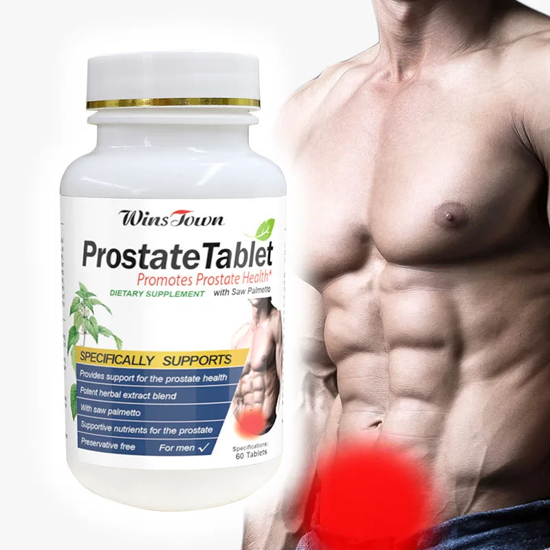 

60 Pills Prostate Tablet Male Strong Herbal Extract Promtes Prostate Health Fertility Improve Quality Life Health Food