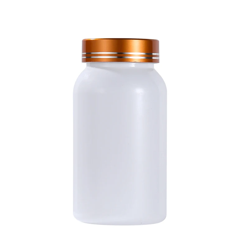 

WEIHAOOU Pill Bottle White Plastic Medicine Bottle Empty Chemical Containers with Caps for Liquid Solid Powder Capsule Medicine