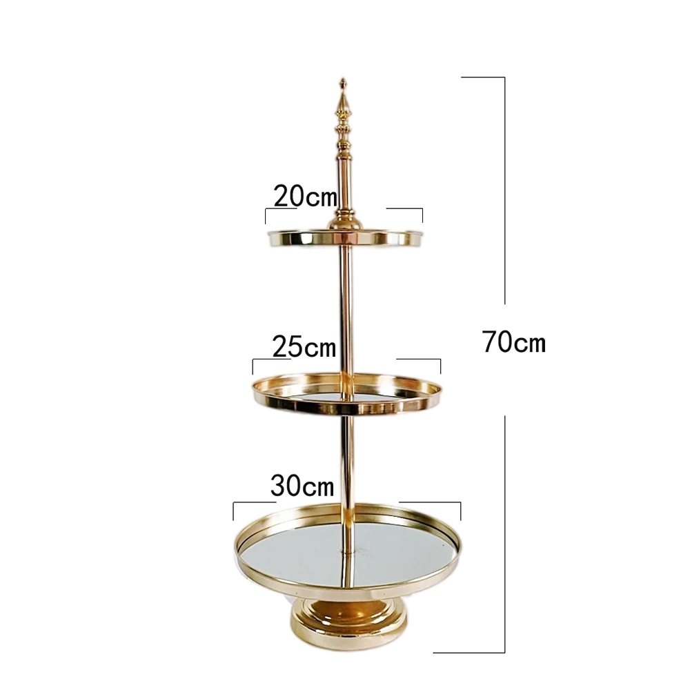 

1 шт./лот 2 & 3 яруса пластина для кексов зеркало декоративная коробка для хранения косметики поднос свадебный Декор для дома коробка для хранения