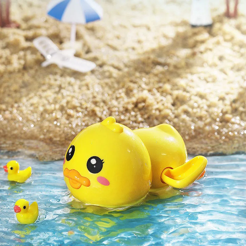

Cute Swimming Duck Bath Toys Bath Toys for Toddlers 1-3 Floating Wind Up Toys for Boy Girl New Born Baby Bathtub Toddler Toys