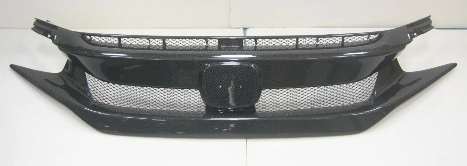

Real Carbon Fiber front grille mesh fit for Honda 2018 Civic Type-R FK8