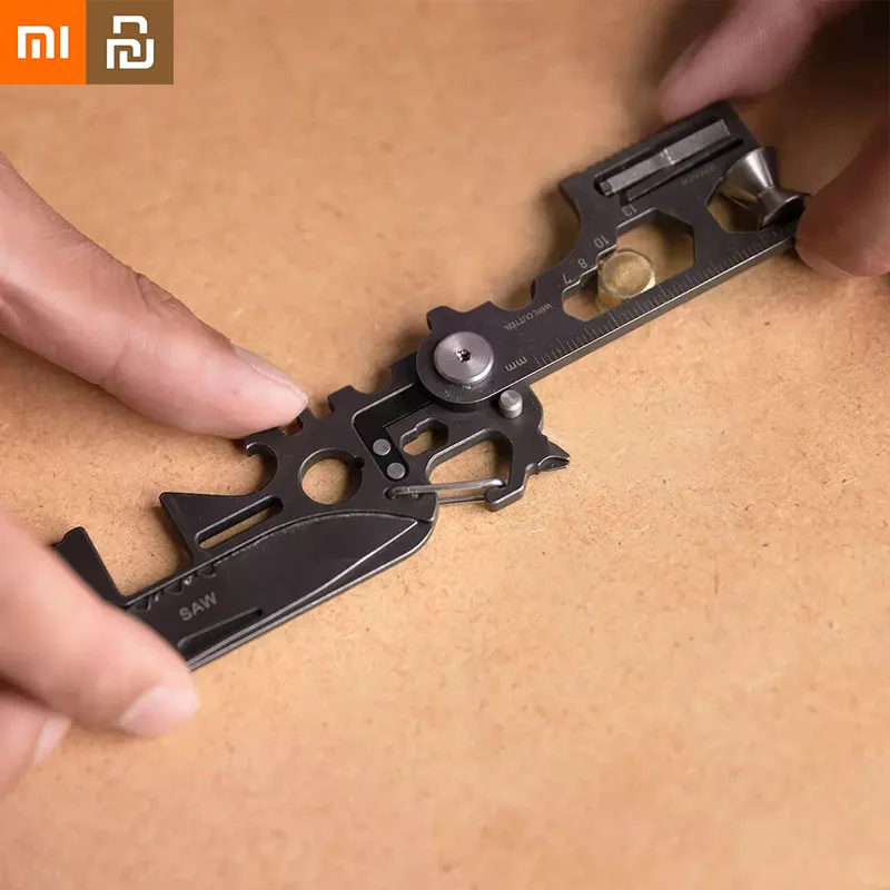 

Xiaomi Youpin Edc Tool Outdoor Portable Multi-function Metal Tool Mini Ultra Light Portable Wild Survival Camping Bottle Opener