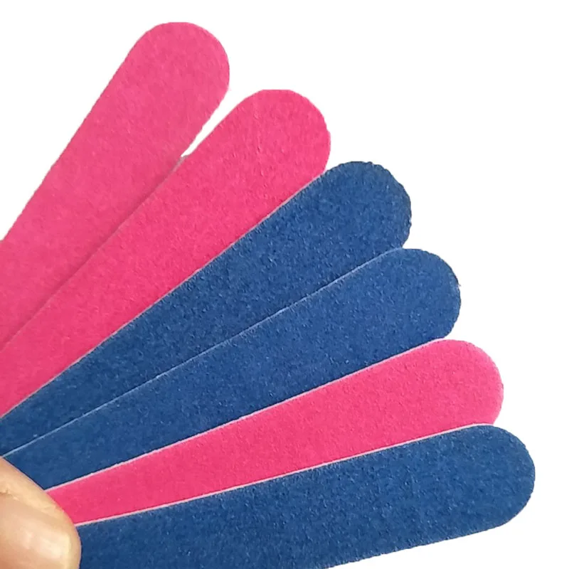 

2022 NEW 10PCS Mini Nail File Double Side Sandpaper Grit Cuticle Remover Buffers Manicure Pedicure Tools