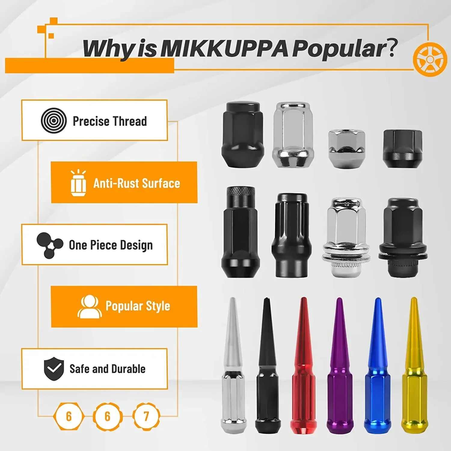 MIKKUPPA 20 шт. 1/2-20 гайки с проушинами для Jeep Wrangler/ Liberty/Grand Cherokee Aftermarket колеса черные или