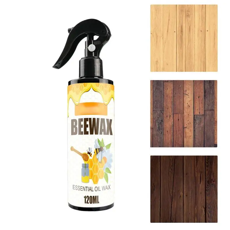 

Bees Wax Spray Wood Cleaner Furniture Polish Beeswax Cleaning Spray All-Purpose Natural Effective Beeswax Cleaning Spray For