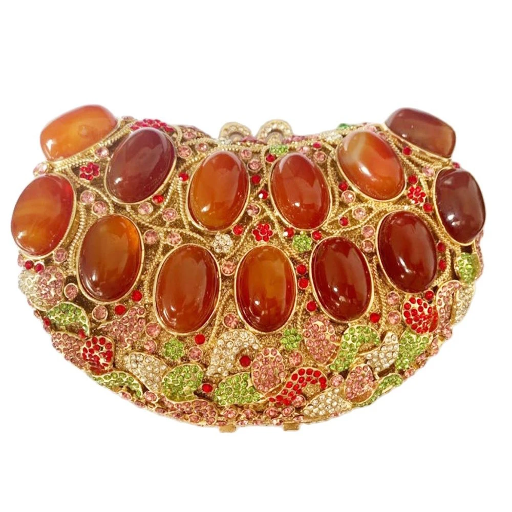 

Большая женская свадебная сумка желтого цвета в форме сердца