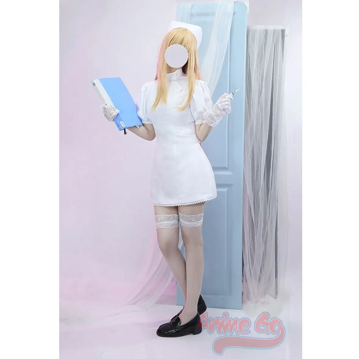 

My Dress-Up Darling Kitagawa Marin White Nurse Cosplay Costume C01083