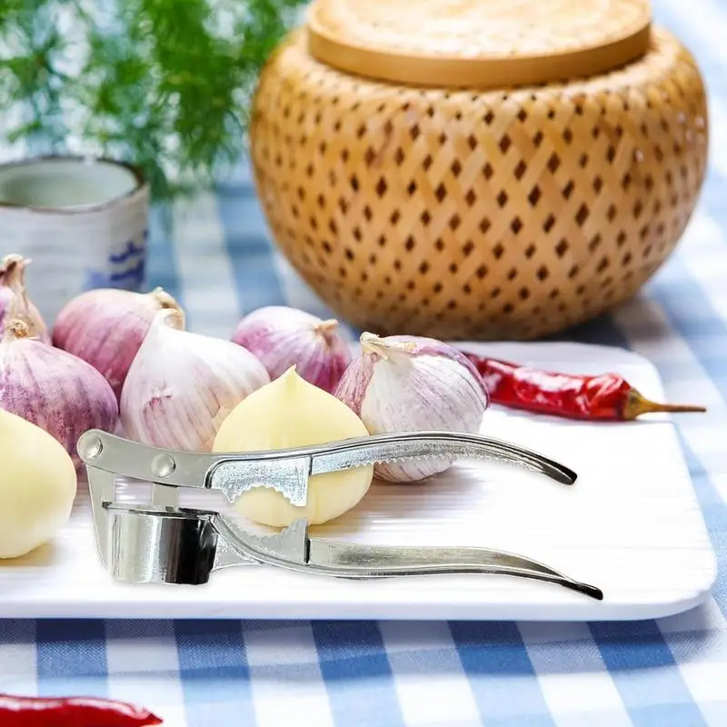 Пресс для чеснока ручная кухонная мясорубка имбиря многофункциональные