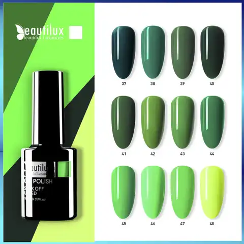 Гель-лак для ногтей неоновый зеленый, покрытые лаком ногти лак, 1 шт., 10 мл