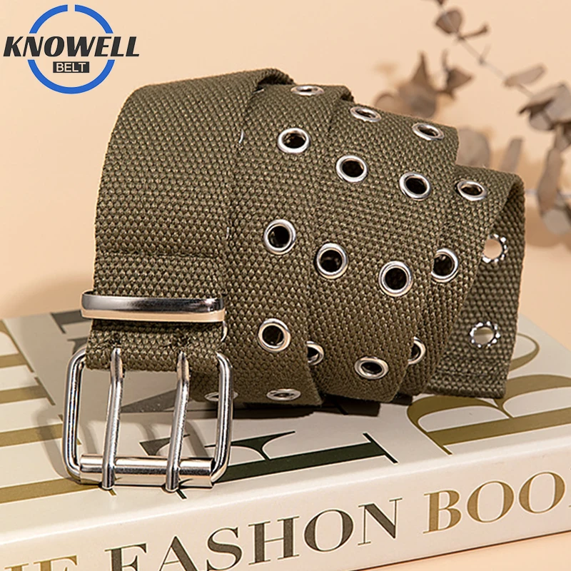 

Retro Unisex Belts For Women Men Army Green Casual Fashion Waist Belt Female Male Y2K Hip Hop Street Waistband For Jeans Pants