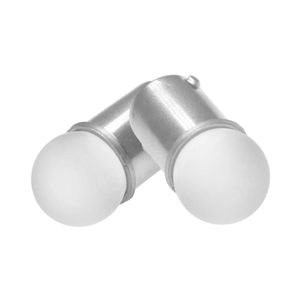 50 шт., автомобильные лампы BA9S t4wдля чтения, 1 светодиод, 3030 SMD, 12 В постоянного тока, матовая крышка, сверхъяркая белая внутренняя лампа