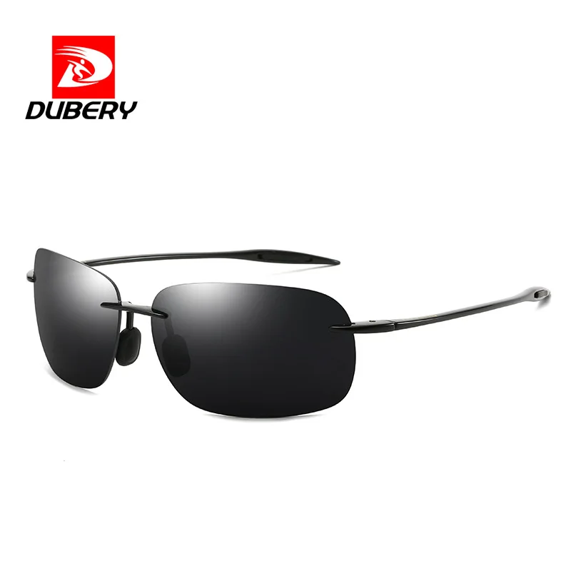 

DUBERY new in rimless square sports y2k polarized sunglasses women men 2022 high quality mirror aesthetic driving glasses uv400