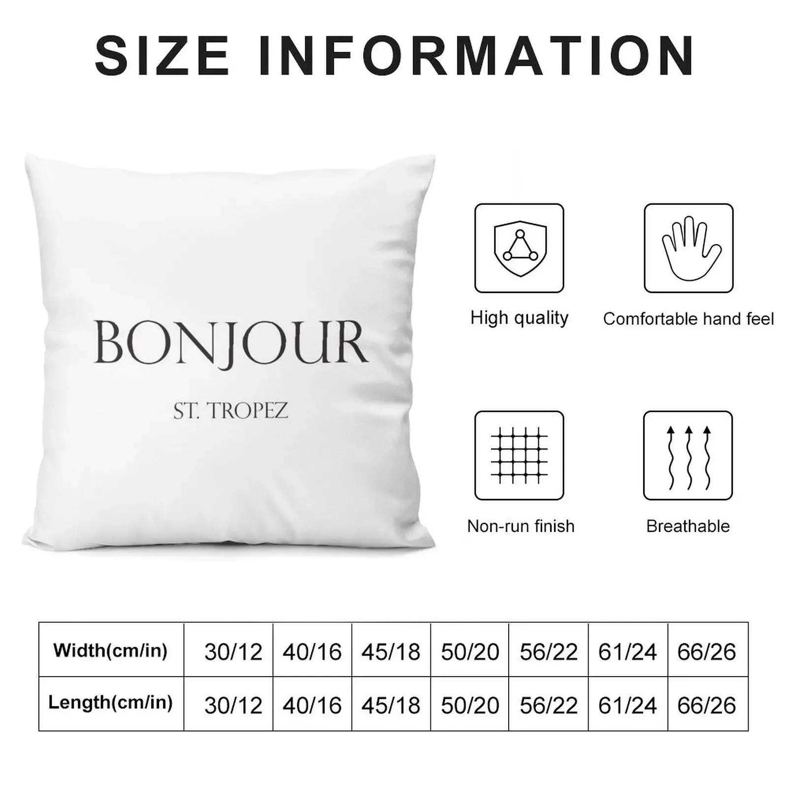 Bonjour – St.Tropez Подушка для диванных подушек осеннее украшение чехлы диванов