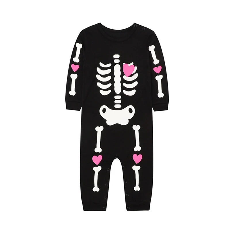 

Пижама Детская осенняя хлопковая с длинным рукавом и сердечками