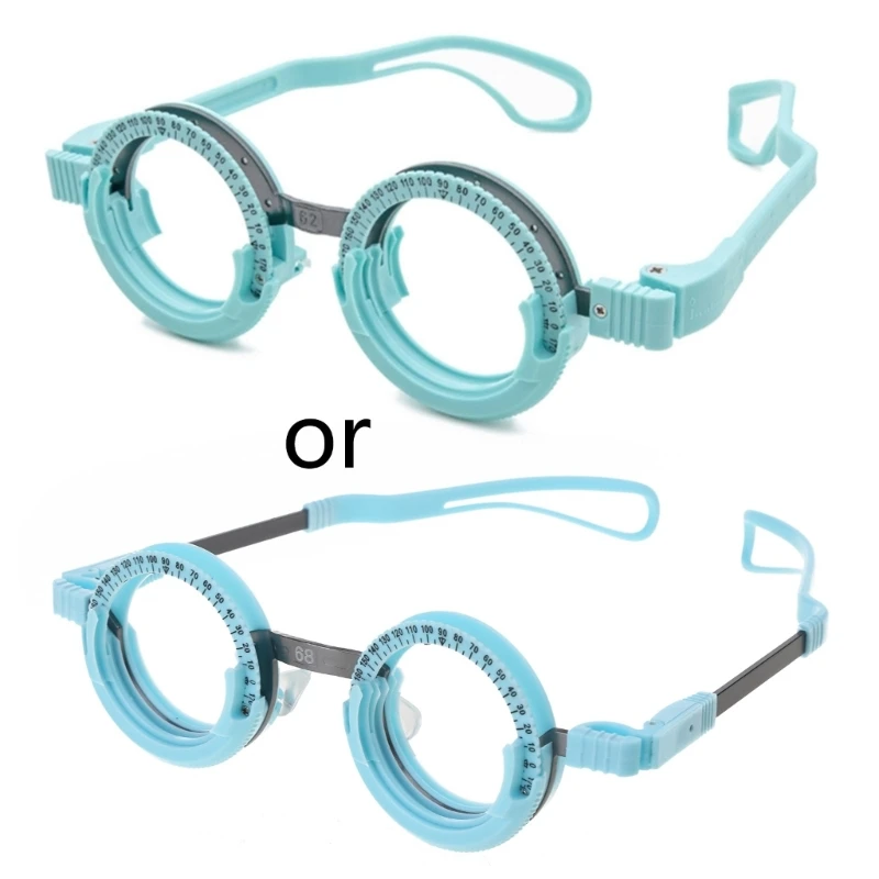 

52 ~ 70 мм очки с подставкой для измерения оптометрии, Детская универсальная пробная оправа для линз