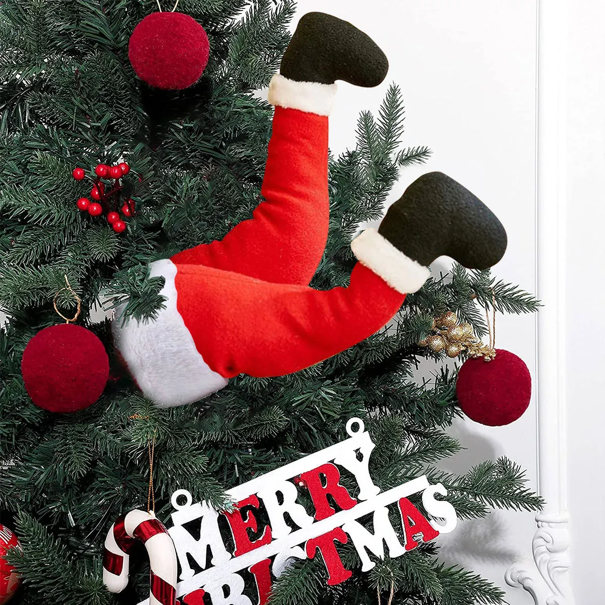 

Декоративное украшение для новогодней елки «Санта-Клаус»