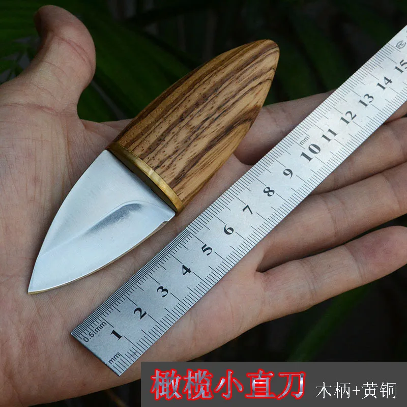 

Уличный прямой нож оливковый мини коллекционный нож для защиты с высокой твердостью нож для выживания в дикой природе охотничий нож брелок ...