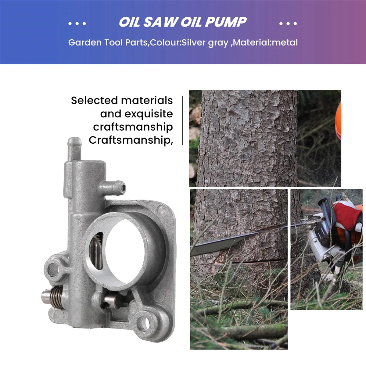 Масляный насос для эхо CS-350 CS350 CS2600 детали цепной пилы CHIANSAW