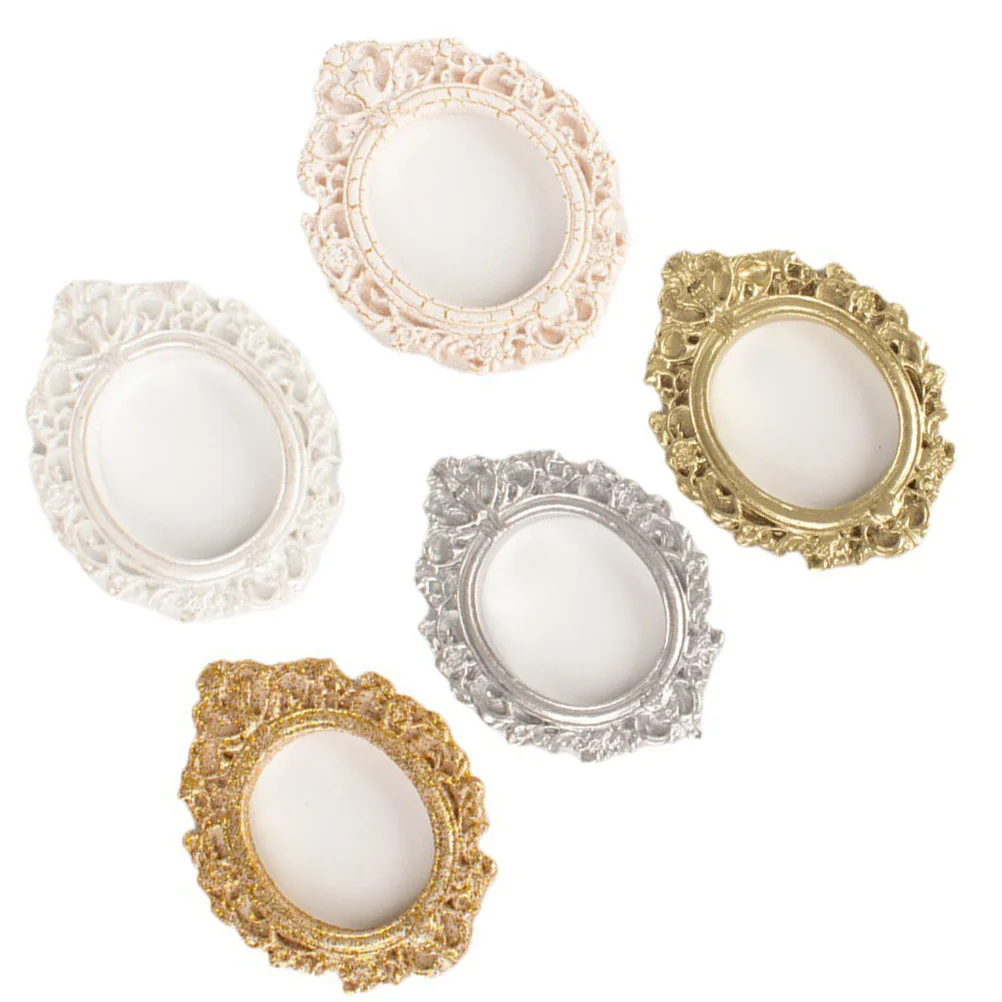 

Миниатюрные винтажные фоторамки из смолы 5 шт.