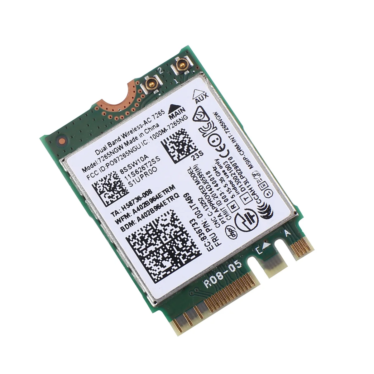 AC7265 7265NGW WiFi-карта FRU00JT469 802.11AC NGFF BT4.0 для Lenovo Thinkpad E550 E455 E555 Series