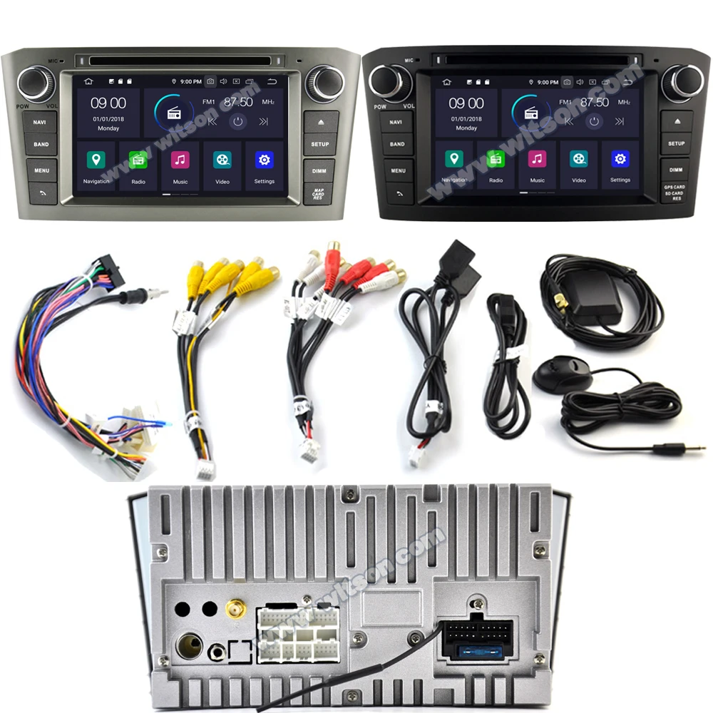 WITSON Android радио Octa-core автомобильный DVD-плеер для Toyota Avensis 2002 - 2008 T250 2 II беспроводной